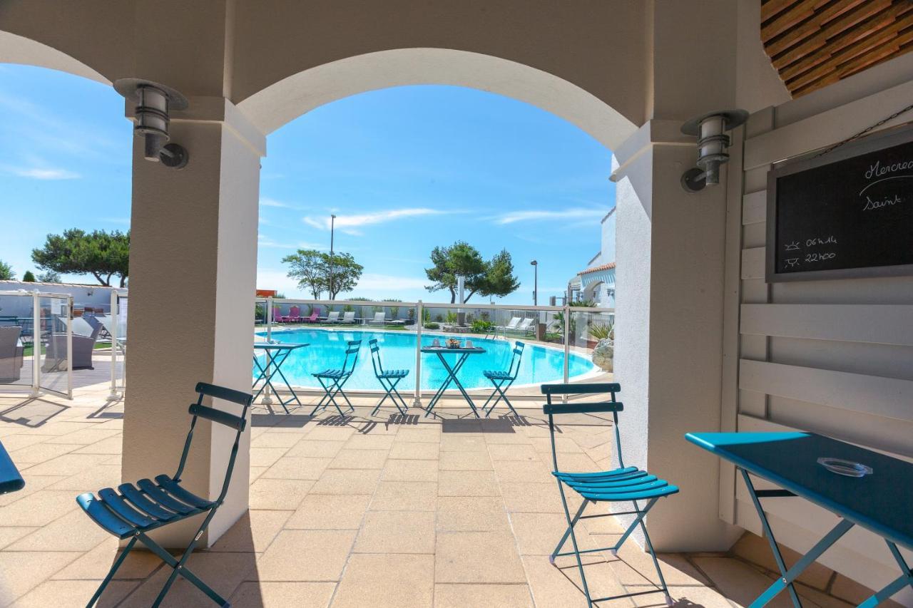 Hotel Restaurant Le Grand Large - Face A La Plage - Ile De Re ريفدو بلاج المظهر الخارجي الصورة