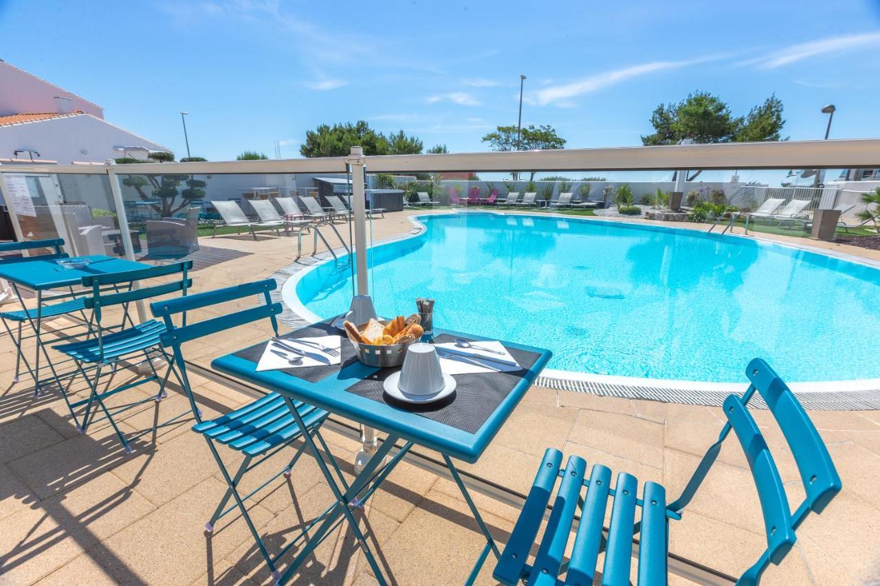 Hotel Restaurant Le Grand Large - Face A La Plage - Ile De Re ريفدو بلاج المظهر الخارجي الصورة